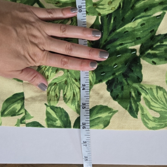 Ultra Dress tropical print beading linen shift dress mini size 14 - Picture 6 of 9